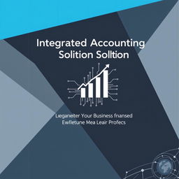 A modern and professional cover design for an integrated accounting solution proposal