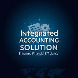 A sophisticated and elegant cover design for an integrated accounting solution proposal