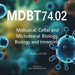 Design a professional and academic title page for "MDBT 674