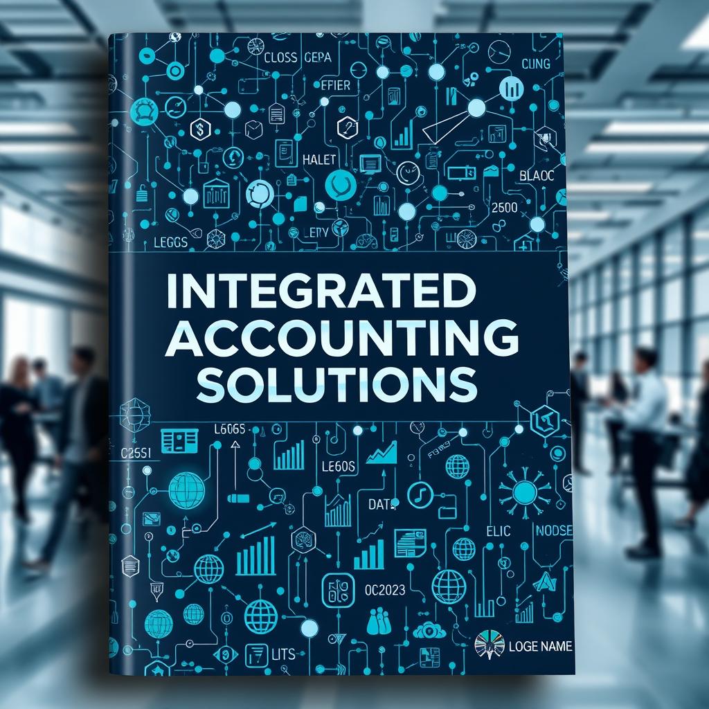 A comprehensive and visually striking proposal cover design for an integrated accounting solution