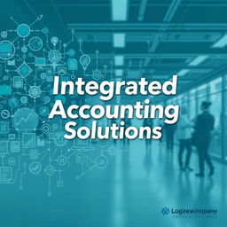 A comprehensive and visually striking proposal cover design for an integrated accounting solution