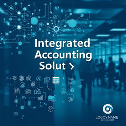 A comprehensive and visually striking proposal cover design for an integrated accounting solution