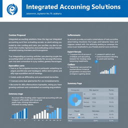 Create a simple business proposal titled "Integrated Accounting Solutions for Institutions"