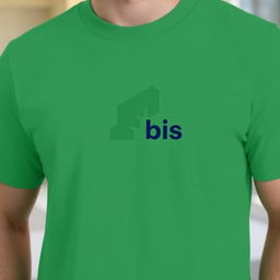 A plain t-shirt with the Sabis logo printed on the left chest