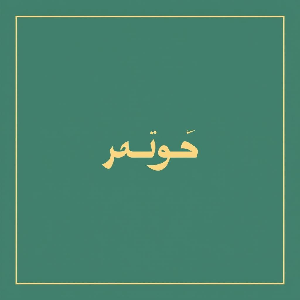 Create a poster featuring the Arabic word 'إسناد' prominently in the middle