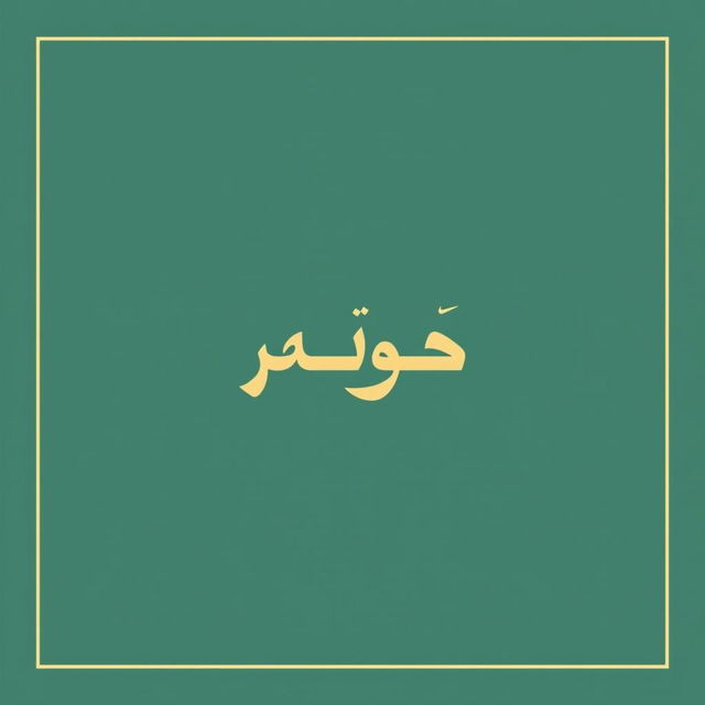 Create a poster featuring the Arabic word 'إسناد' prominently in the middle