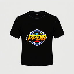 Design a modern T-shirt featuring the 'Mantap PPDB Kota Bogor' logo