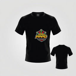 Design a modern T-shirt featuring the 'Mantap PPDB Kota Bogor' logo