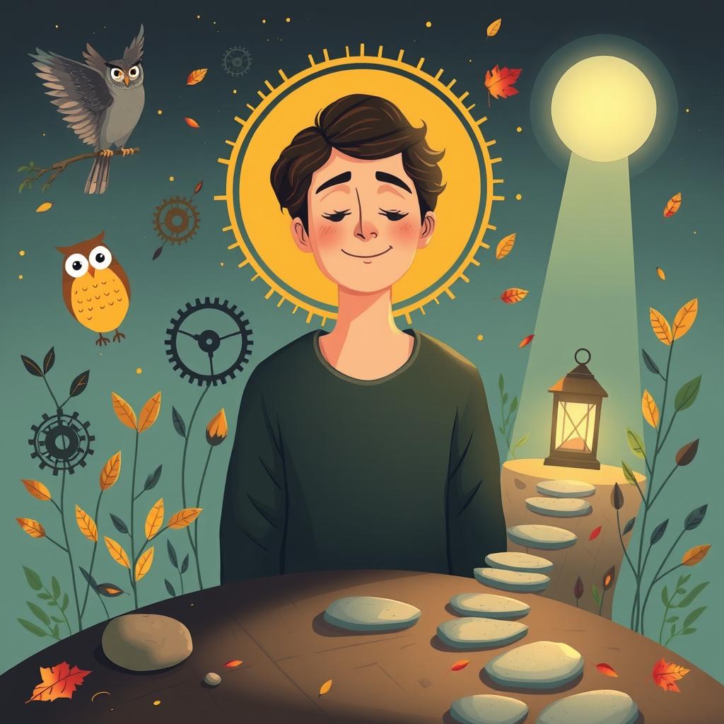 Illustrate the concept "Good people are good because they've come to wisdom through failure" with a vector art style