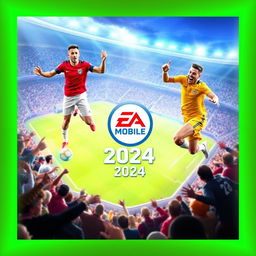 Create a cover design for FIFA Mobile 2024 thumbnails