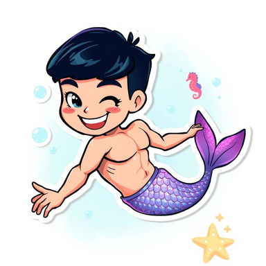 Boy mermaid barbie hotsell