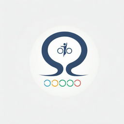 A logo incorporating the symbols of the Olympics, quality manufacturing, and healthcare patients, suggesting premium service and strength.