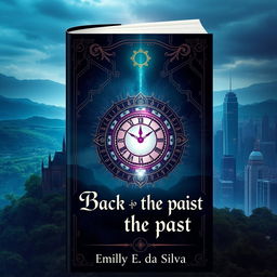 A captivating book cover that blends medieval and modern elements with an aura of royalty