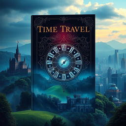 A captivating book cover that blends medieval and modern elements with an aura of royalty