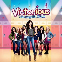 TV show cover for "Victorious" featuring a new character, Layla Won