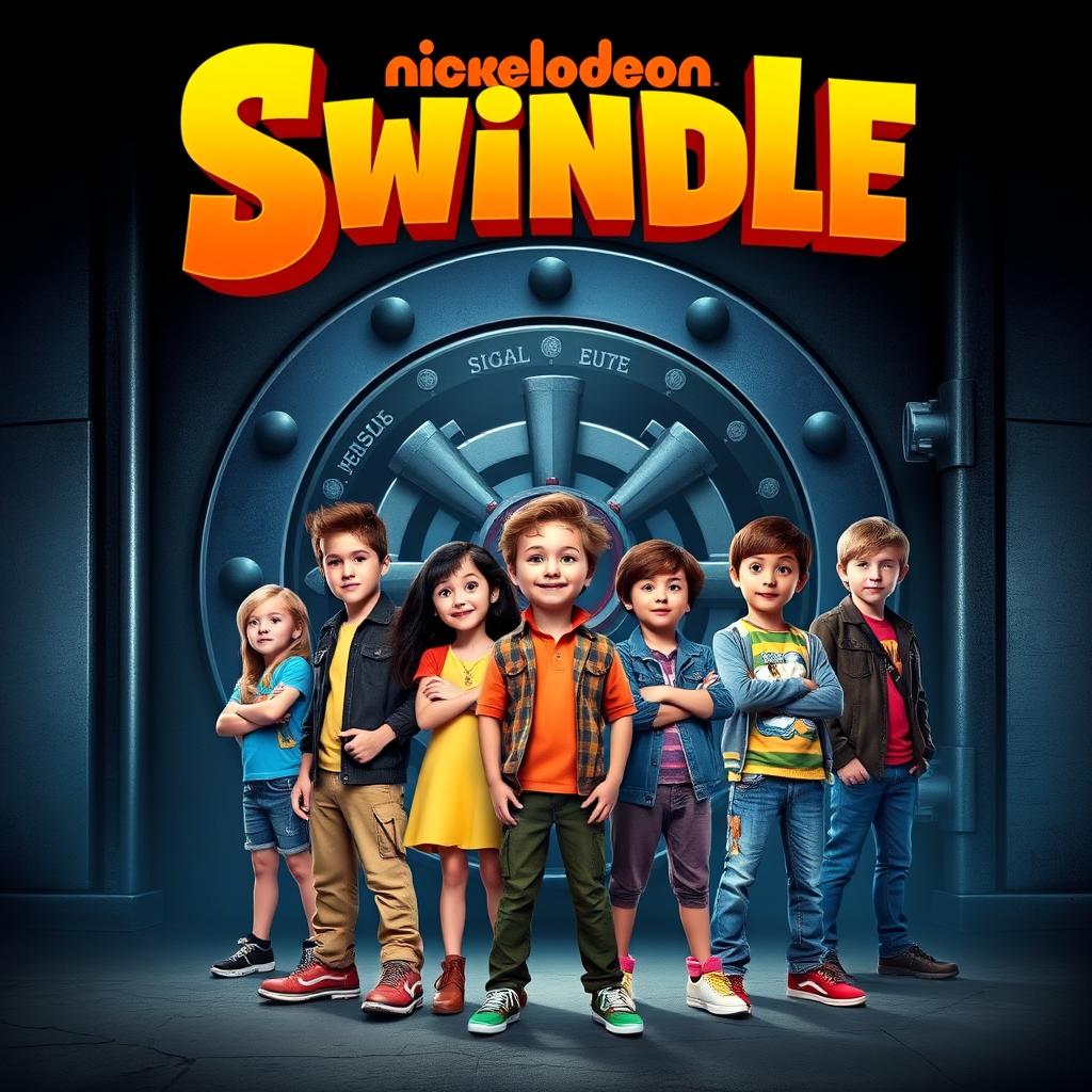 Movie cover for "Swindle" a Nickelodeon film