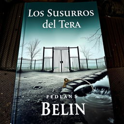 A gripping book cover titled "Los Susurros del Tera", all in one line