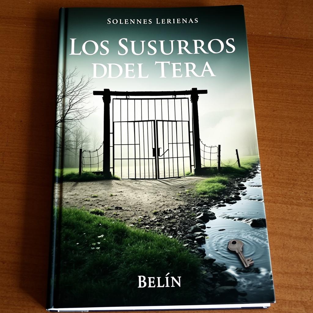 A gripping book cover titled "Los Susurros del Tera", all in one line