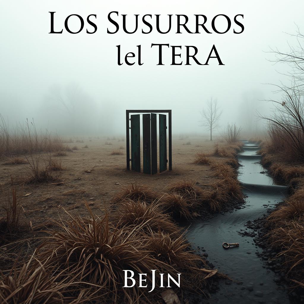 An intriguing book cover titled "Los Susurros del Tera", all in one line