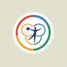 A logo that blends evocative symbols of health, a quality assurance mark, and the Olympic rings, representing the synergy of healthcare excellence and Olympic spirit.