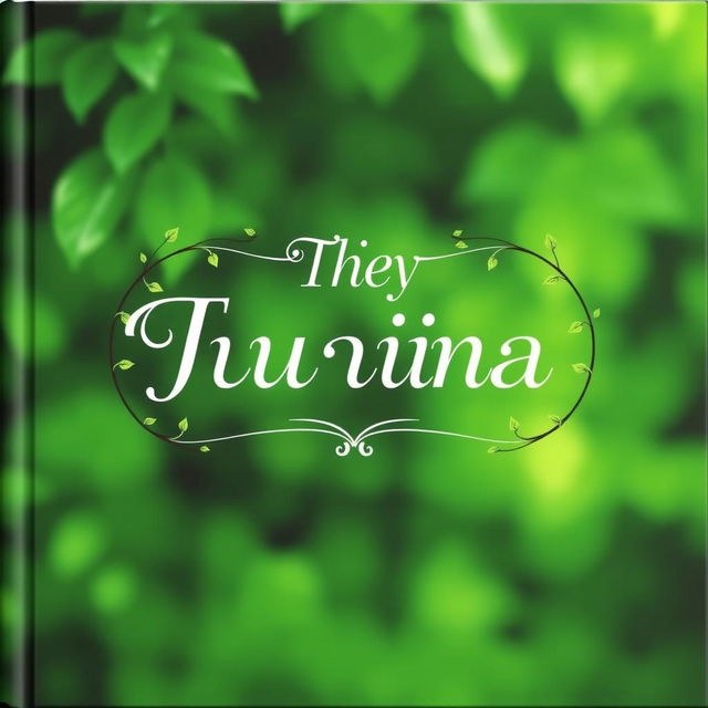 A beautifully designed book cover showcasing a lush, vibrant green background