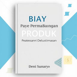 Create a professional and sophisticated book cover for a title related to product development costs and financial case resolution implementation