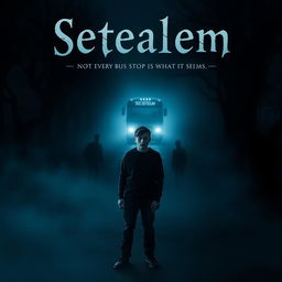 A suspense and horror movie poster for a film titled "Setealem"