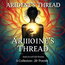 A book cover titled "Ariadne's Thread: A Collection of 20 Poems"