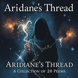 A book cover titled "Ariadne's Thread: A Collection of 20 Poems"