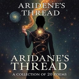 A book cover titled "Ariadne's Thread: A Collection of 20 Poems"