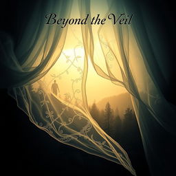 A book cover design for "Beyond the Veil"