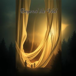 A book cover design for "Beyond the Veil"