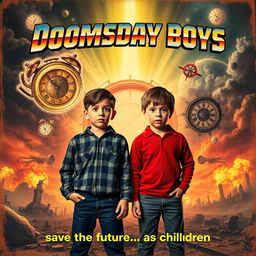 A vintage-style movie poster for "Doomsday Boys