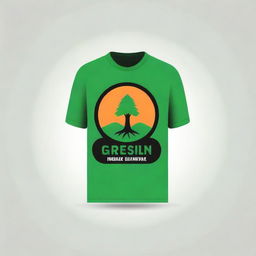 Design a modern, eye-catching logo for a tree removal company, suitable for neon green and orange high visibility shirts, company vests, banners, and trucks.