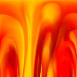 An abstract representation of warmth, with rich oranges, vibrant yellows, and soothing reds blending seamlessly