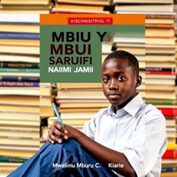 A Kiswahili book cover titled "MBIU YA SARUFI NA ISIMU JAMII" authored by Mwalimu Mburu C