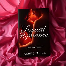 A sensual romance book cover design