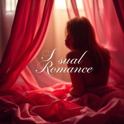 A sensual romance book cover design