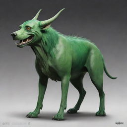 Design an imaginary creature named 'Nayzog' that is as large as a dog. Combine elements of fantasy and reality in this unique creature design.