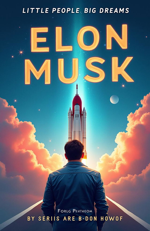 Little People Big Dreams book cover featuring Elon Musk