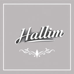 Design a logo featuring the name "Halim" tailored for Brent's clothing line