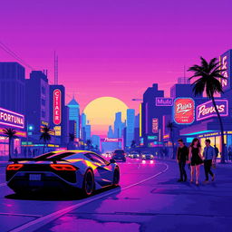 A high-resolution digital art featuring a retro pixel art scene