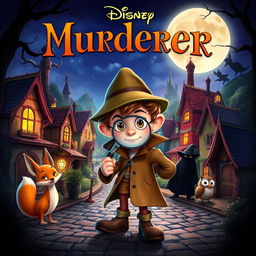 A Disney-style movie poster titled "Murderer"