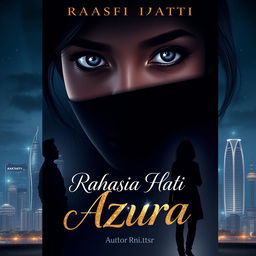 A book cover for a novel, size 640x736, featuring a background of Jakarta skyline at night