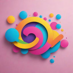 An abstract concept illustrating the importance of brand activation. Represents vibrant dynamic graphics symbolising innovative branding strategies, engaging customer interactions and connection growth in a digital marketing landscape.