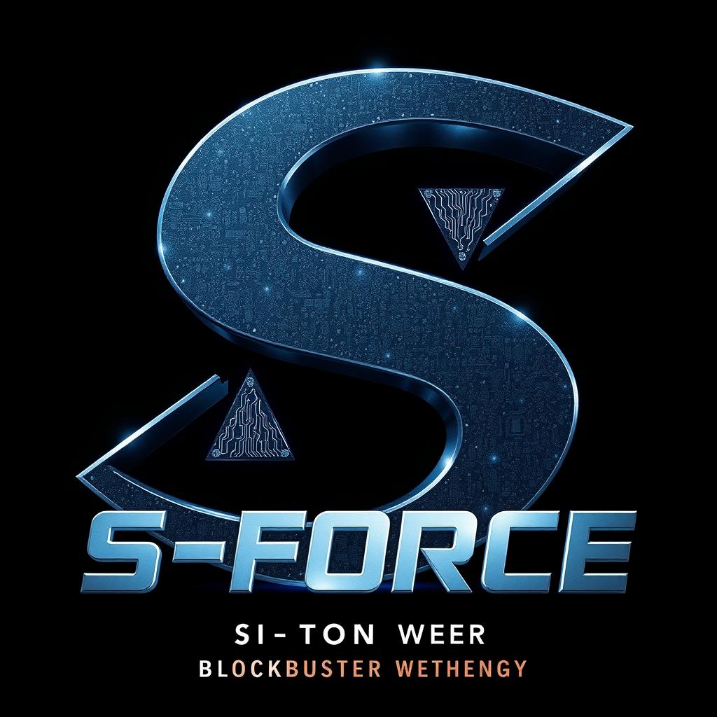 Title card featuring the words "S-FORCE" in bold, metallic letters with a sleek, modern font