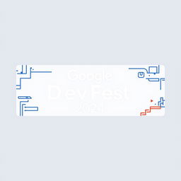 A simple rectangular swag design featuring the text 'Google DevFest 2024'