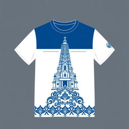 T-shirt design for TDA Malang featuring a kripik tempe pattern at the bottom