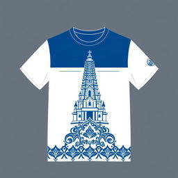 T-shirt design for TDA Malang featuring a kripik tempe pattern at the bottom