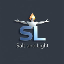 A stunning 3D rendering of a modern logo for "SL"